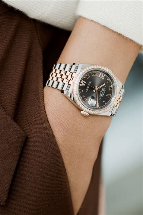 rolex datejust everose gold|rolex 36mm datejust with diamonds.